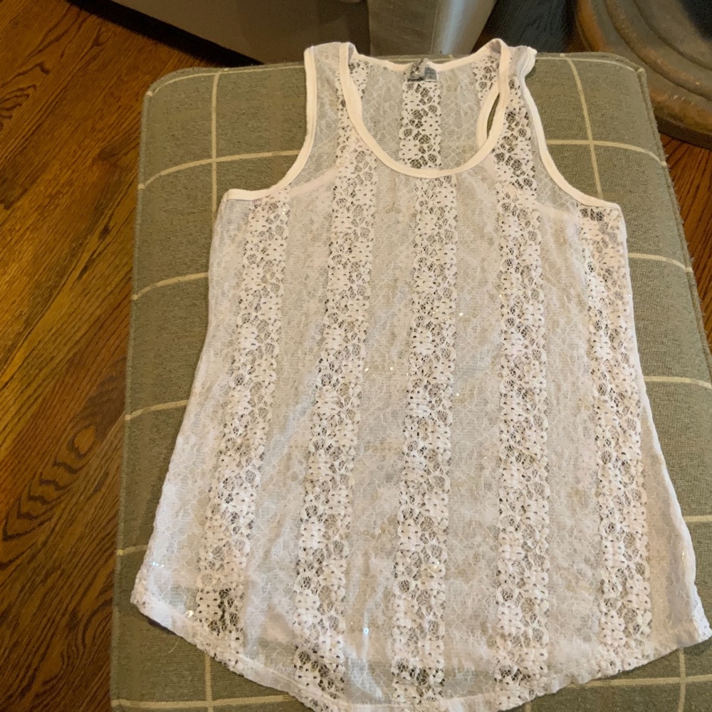 BKE white tank top